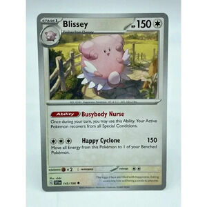 Blissey 145/198 Scarlet & Violet Base Set‎ Non-Holo Pokémon TCG Mint Unplayed
